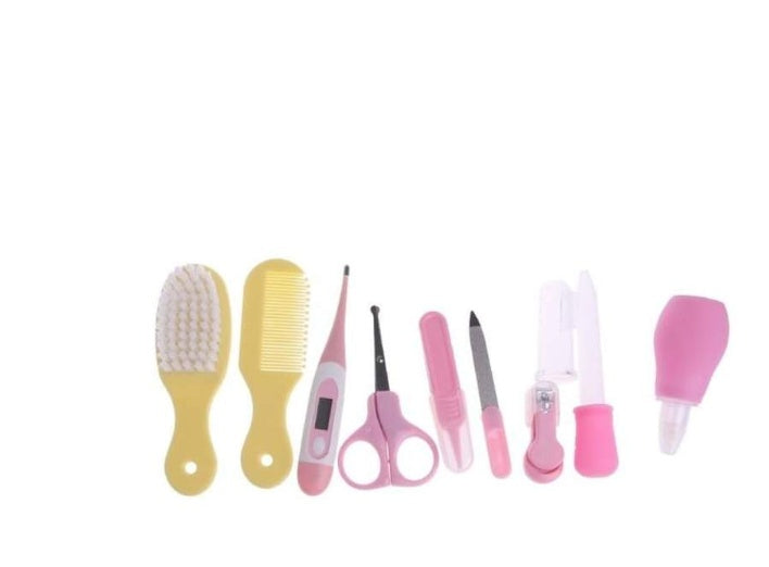 10-Piece Baby Care Kit – Thermometer, Nail Clippers, Nasal & Feeding Tools